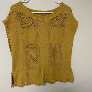 Yellow Crochet Top